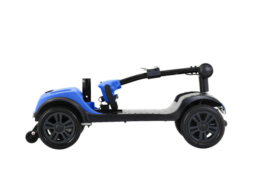 4-Wheel Mobility Scooter - Electric Travel Scooter with Swivel Seat, Anti-Tip Wheels, 265 lb Capacity, 15-25 Mile Range