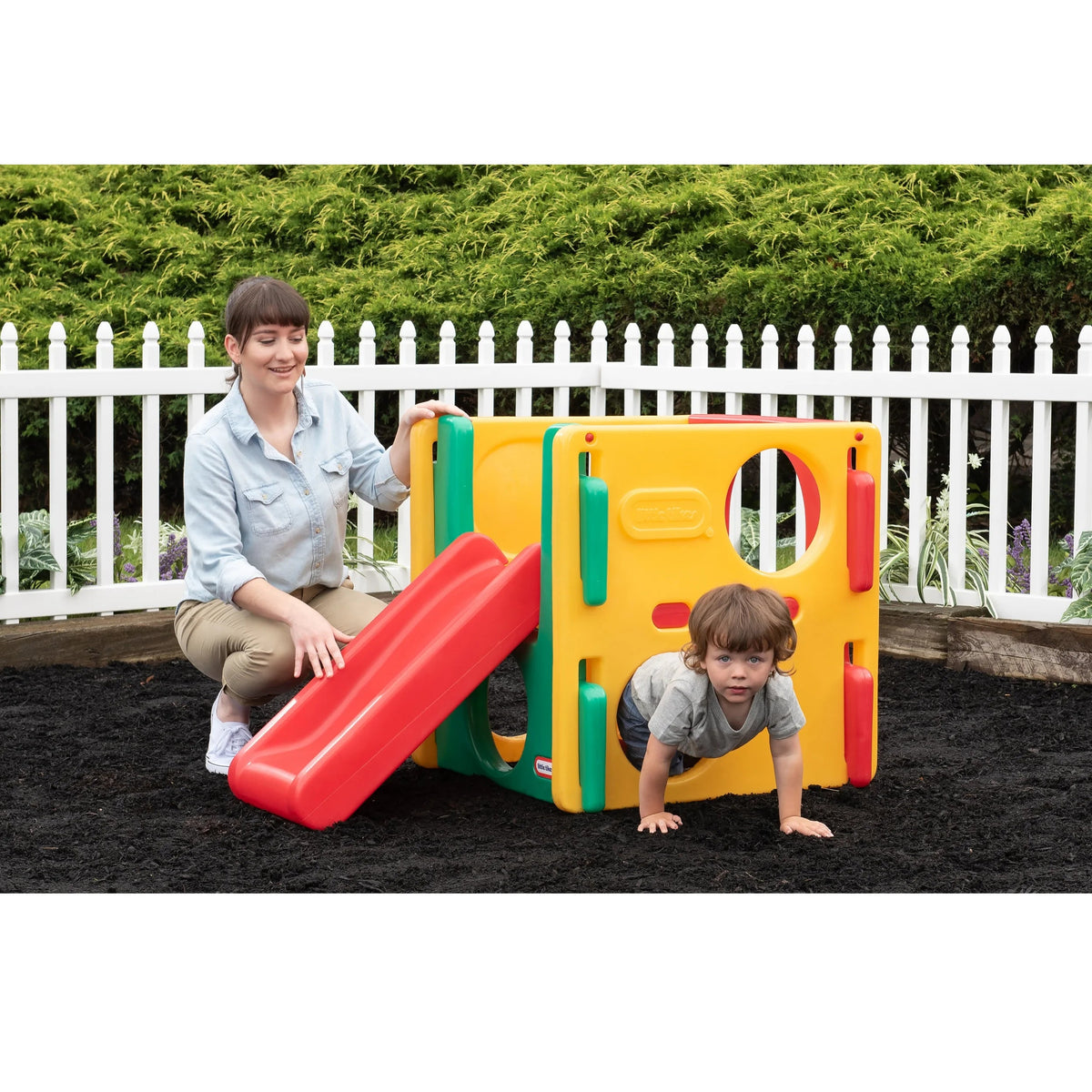 Little Tikes Jr. Activity Gym – Toddler Slide, Hideaway & Crawl Portholes