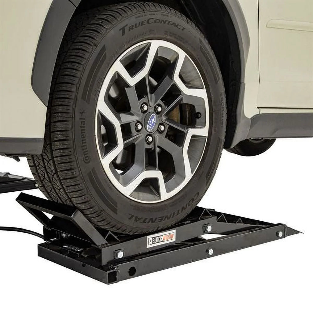 Black Widow Hydraulic Drive-Up Car Lift Ramps – 3,000 lb per Pair Capacity for Home Garage & Restoration