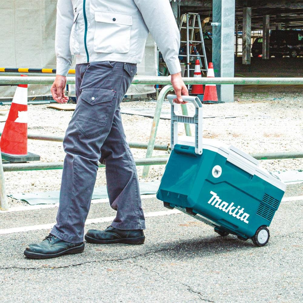 Makita 18V X2 LXT Cooler/Warmer Box DCW180Z – 12V/24V Car & AC Powered, 4 Cooling + 2 Warming Modes