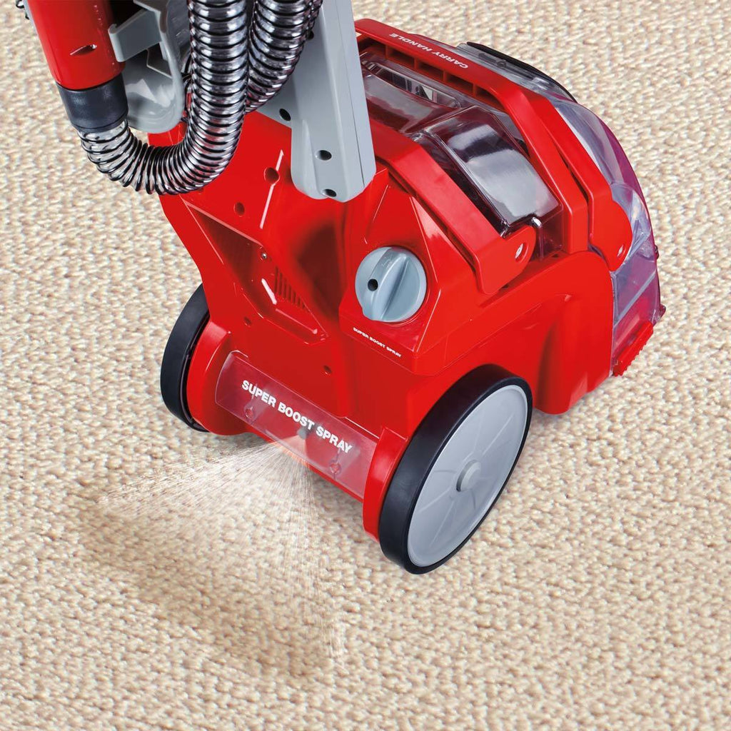 Rug Doctor Deep Carpet Cleaner Machine – 3.8L, 1300W, with 2 x 1L Carpet Detergent, Red