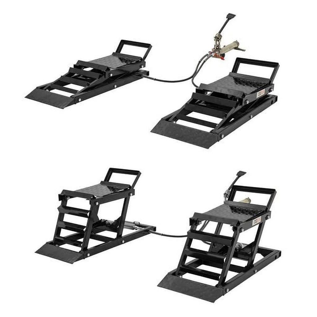 Black Widow Hydraulic Drive-Up Car Lift Ramps – 3,000 lb per Pair Capacity for Home Garage & Restoration