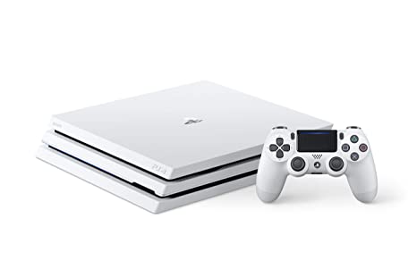 PlayStation 4 Pro 1TB Console – White, 4K HDR Gaming and Entertainment