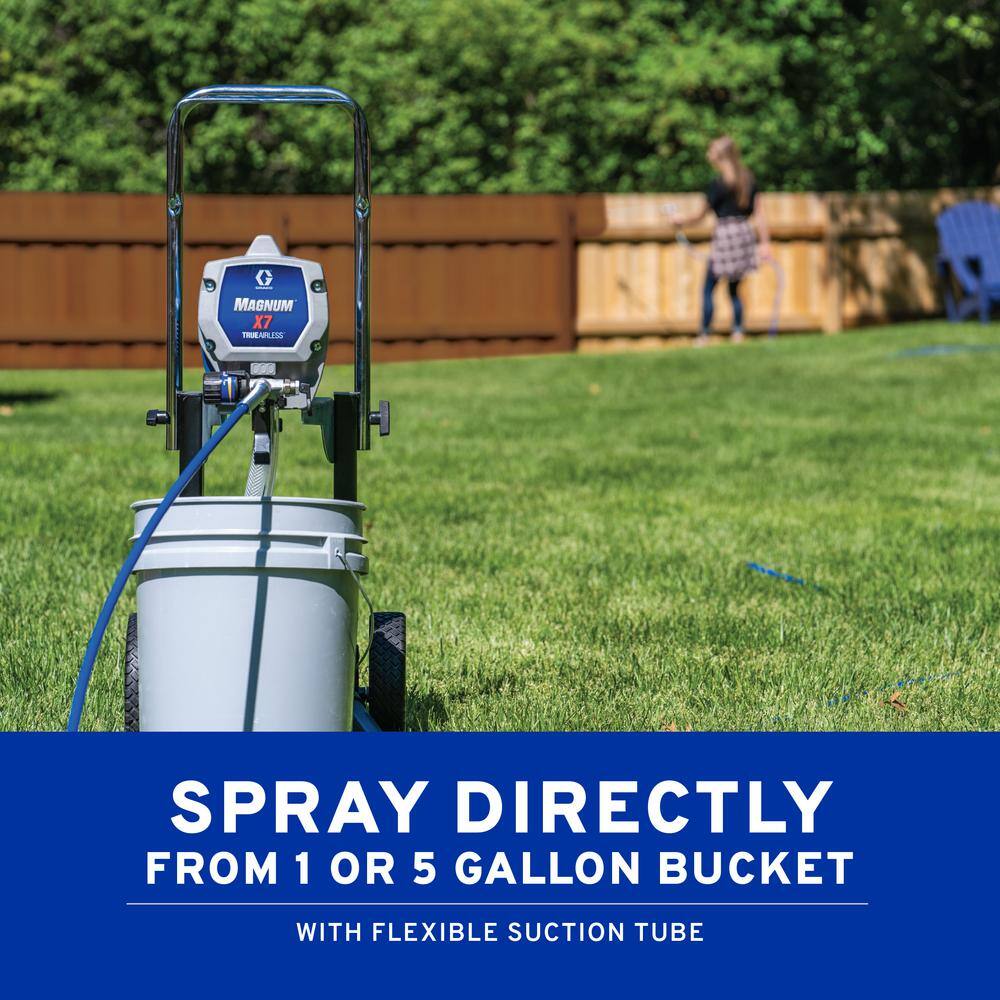 Graco Magnum X7 (262805) Cart Airless Paint Sprayer – 3000 PSI, SG2 Gun, 100 ft Hose, Made in USA