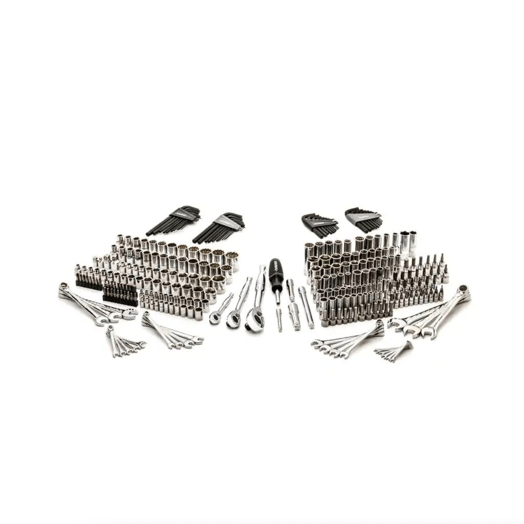Husky 290-Piece Mechanics Tool Set (H290MTS) – 1/4", 3/8" & 1/2" Drive Sockets, Ratchets & Wrenches