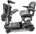 Black Transformer remote-control folding 4-wheel mobility travel scooter