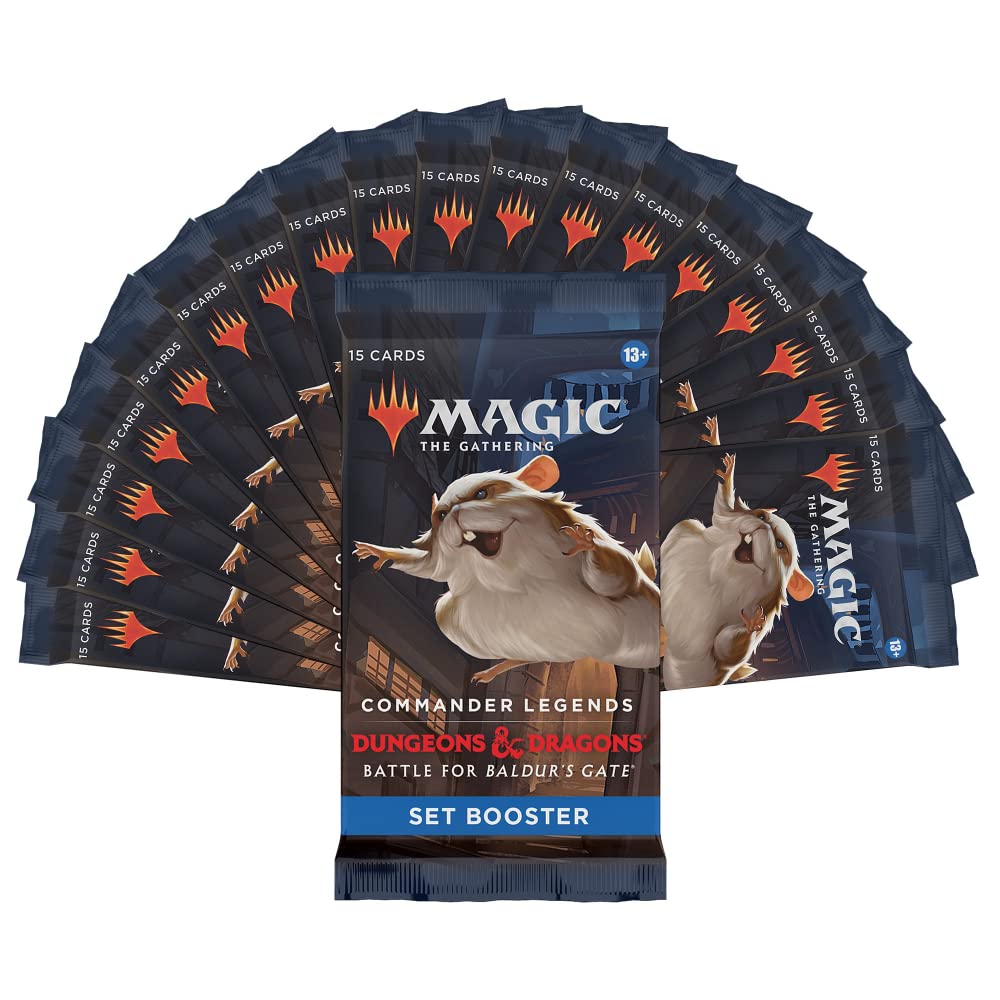 Magic: The Gathering Commander Legends – Battle for Baldur's Gate Set Booster Box (18 Packs)