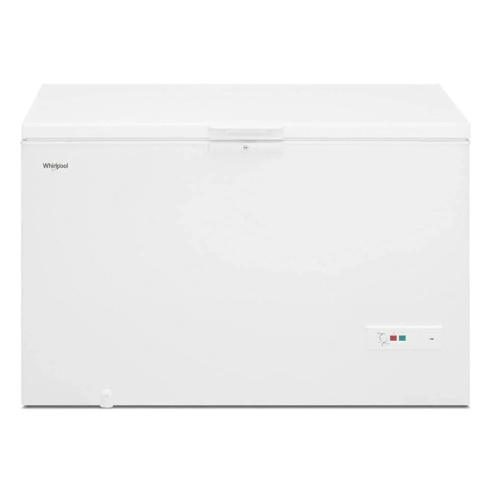 White Whirlpool 16 cubic foot convertible chest freezer with baskets