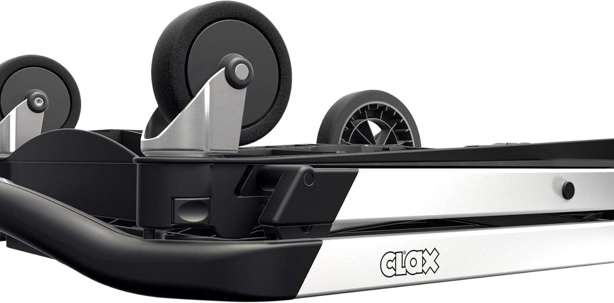 CLAX Folding Collapsible Transport Trolley – Aluminium Frame, Storage Crate, 132 lb Load