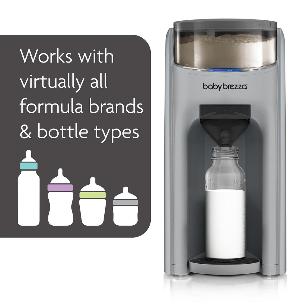 Baby Brezza Formula Pro Advanced Automatic Warm Formula Dispenser, BPA-Free, White