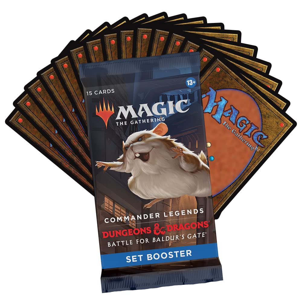 Magic: The Gathering Commander Legends – Battle for Baldur's Gate Set Booster Box (18 Packs)