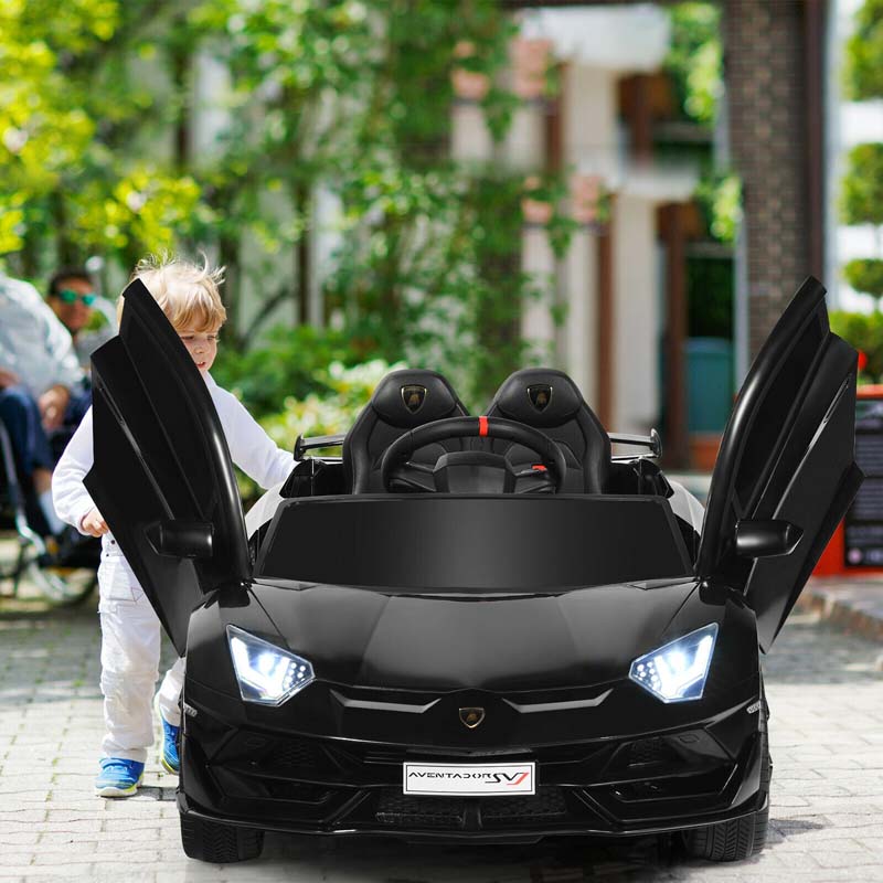 Licensed Lamborghini SVJ 12V Kids Ride-On Car – Electric Sports Car with Remote, Trunk, Music & LED Lights