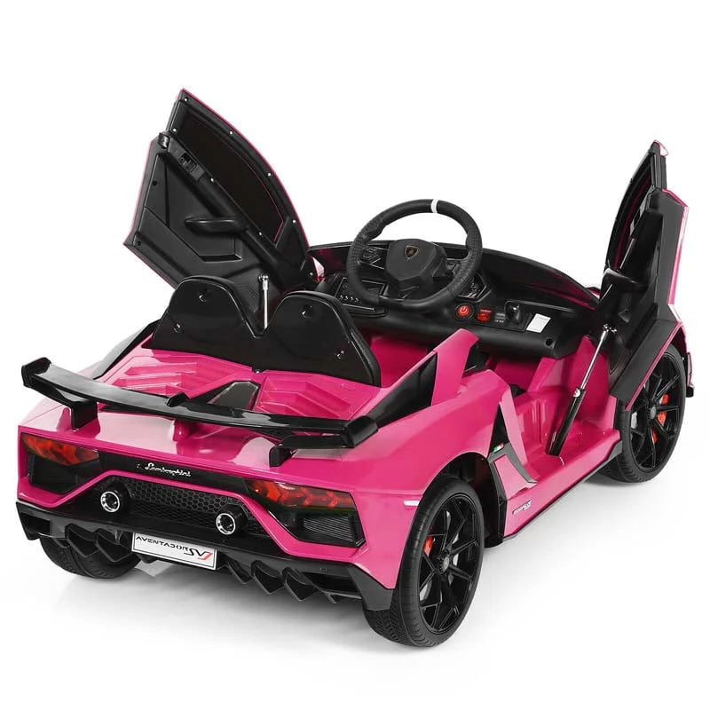 Licensed Lamborghini SVJ 12V Kids Ride-On Car – Electric Sports Car with Remote, Trunk, Music & LED Lights