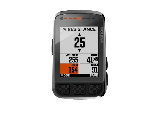 Wahoo ELEMNT Bolt V2 GPS Cycling Bike Computer – On-Device Navigation, Strava Live Segments, IPX7