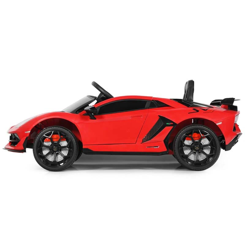Licensed Lamborghini SVJ 12V Kids Ride-On Car – Electric Sports Car with Remote, Trunk, Music & LED Lights