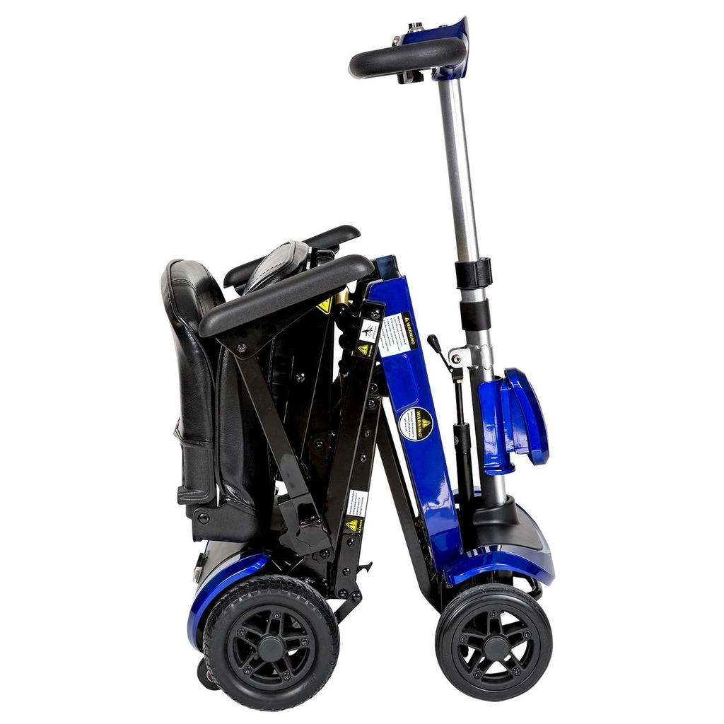 Transformer Remote-Control Folding Mobility Scooter, Lightweight 4-Wheel Travel Scooter, Airline Approved