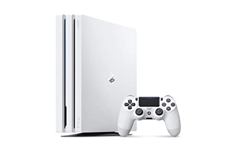 PlayStation 4 Pro 1TB Console – White, 4K HDR Gaming and Entertainment