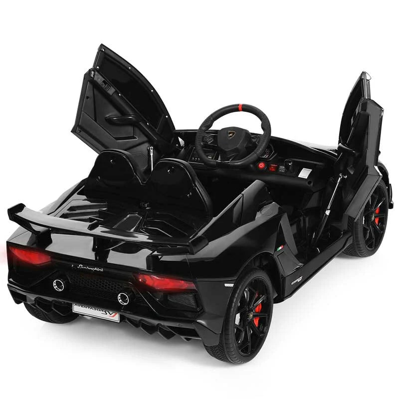Licensed Lamborghini SVJ 12V Kids Ride-On Car – Electric Sports Car with Remote, Trunk, Music & LED Lights