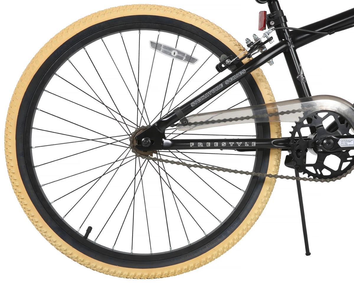 Dynacraft Tony Hawk 24-Inch BMX Bike – Black Satin with Authentic Tony Hawk Graphics