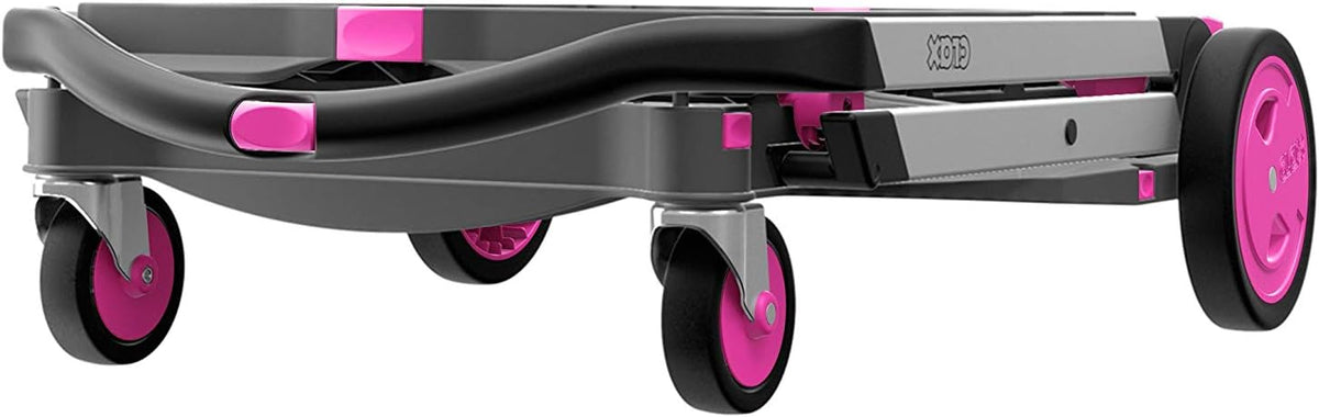CLAX Folding Collapsible Transport Trolley – Aluminium Frame, Storage Crate, 132 lb Load