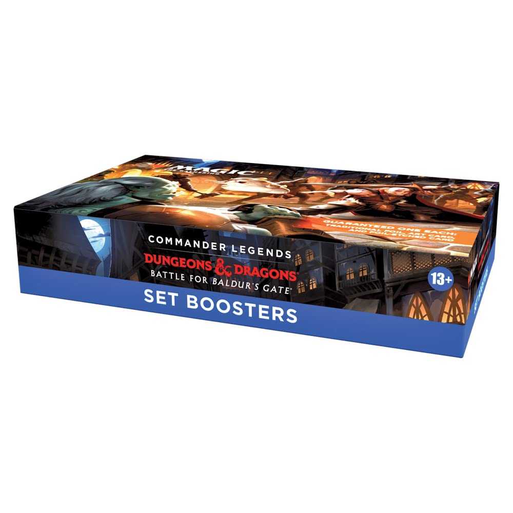 Magic: The Gathering Commander Legends – Battle for Baldur's Gate Set Booster Box (18 Packs)