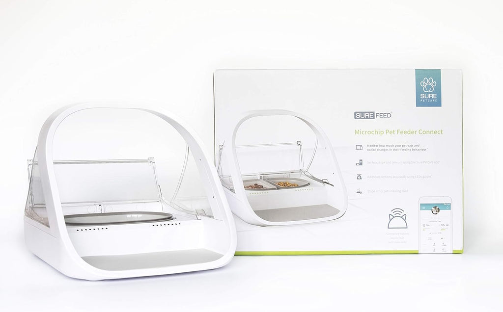 Sure Petcare Microchip Pet Feeder Connect – App-Enabled Portion Control for Cats, Hub Sold Separately