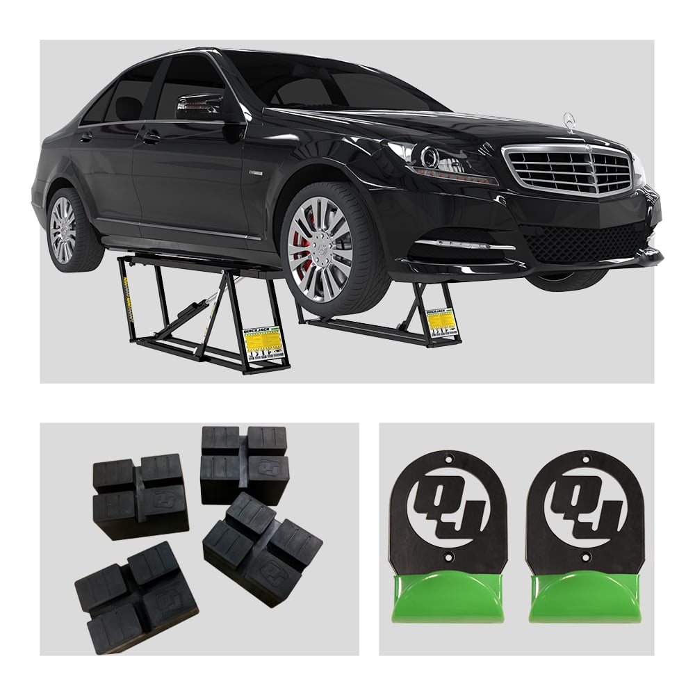 QuickJack 5000TL portable car lift frames with 110V power unit