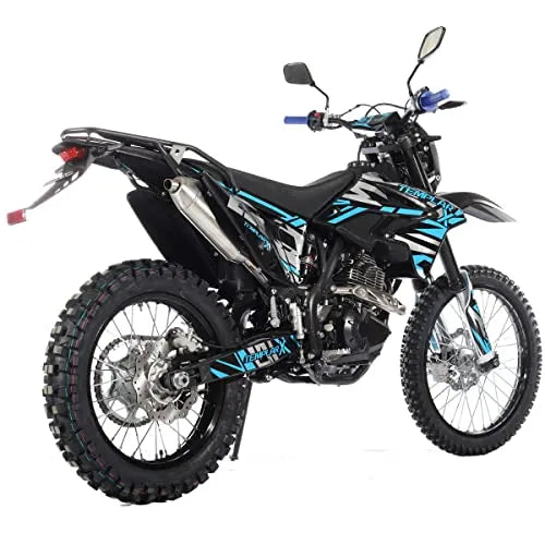 X-PRO Templar X 250cc 6-Speed Dirt Bike, Zongshen PR250 Engine, 21"/18" Alloy Wheels, Electric Start