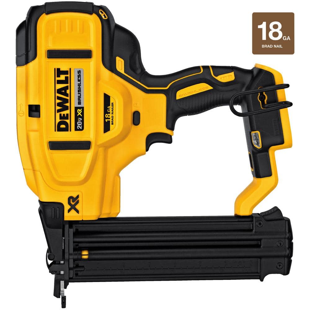 DEWALT DCN680B 20V MAX XR 18-Gauge Cordless Brad Nailer – Brushless, Tool Only