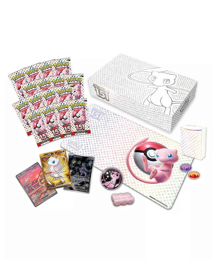 Pokémon Scarlet & Violet 151 Ultra Premium Collection – Mew ex Metal Cards, Play Mat & Deck Box