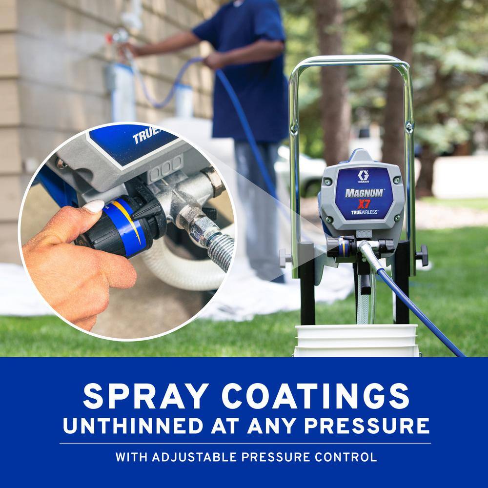 Graco Magnum X7 (262805) Cart Airless Paint Sprayer – 3000 PSI, SG2 Gun, 100 ft Hose, Made in USA