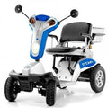 Silver Tzora Titan Hummer XL folding 4-wheel mobility scooter