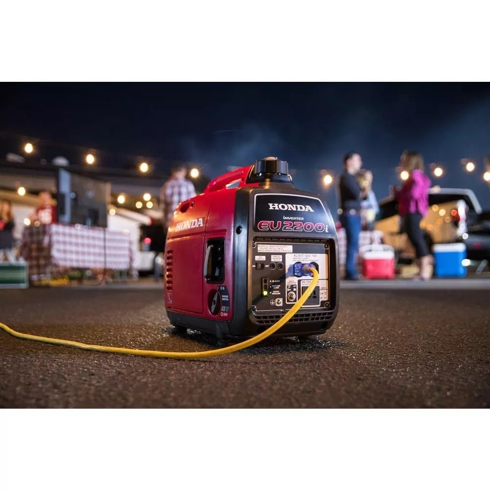 2,200-Watt Super Quiet Inverter Generator – Lightweight Petrol Portable Power, 1800W Running / 2200W Starting