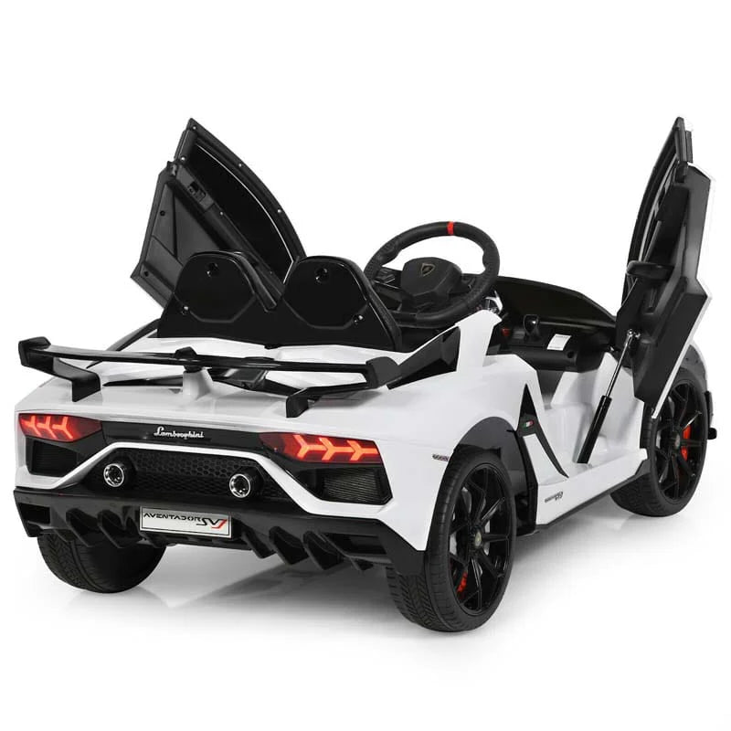 Licensed Lamborghini SVJ 12V Kids Ride-On Car – Electric Sports Car with Remote, Trunk, Music & LED Lights