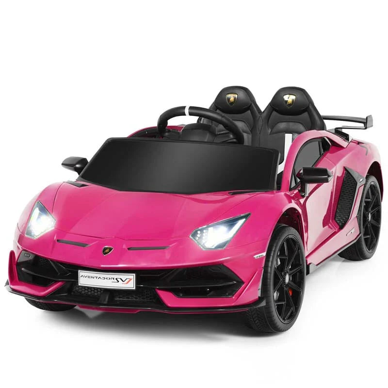 Licensed Lamborghini SVJ 12V Kids Ride-On Car – Electric Sports Car with Remote, Trunk, Music & LED Lights