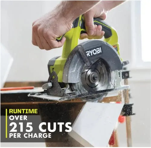 RYOBI ONE+ PCL1600K2 18V 6-Tool Cordless Combo Kit – Drill, Impact Driver, Saws, Multi-Tool & Batteries