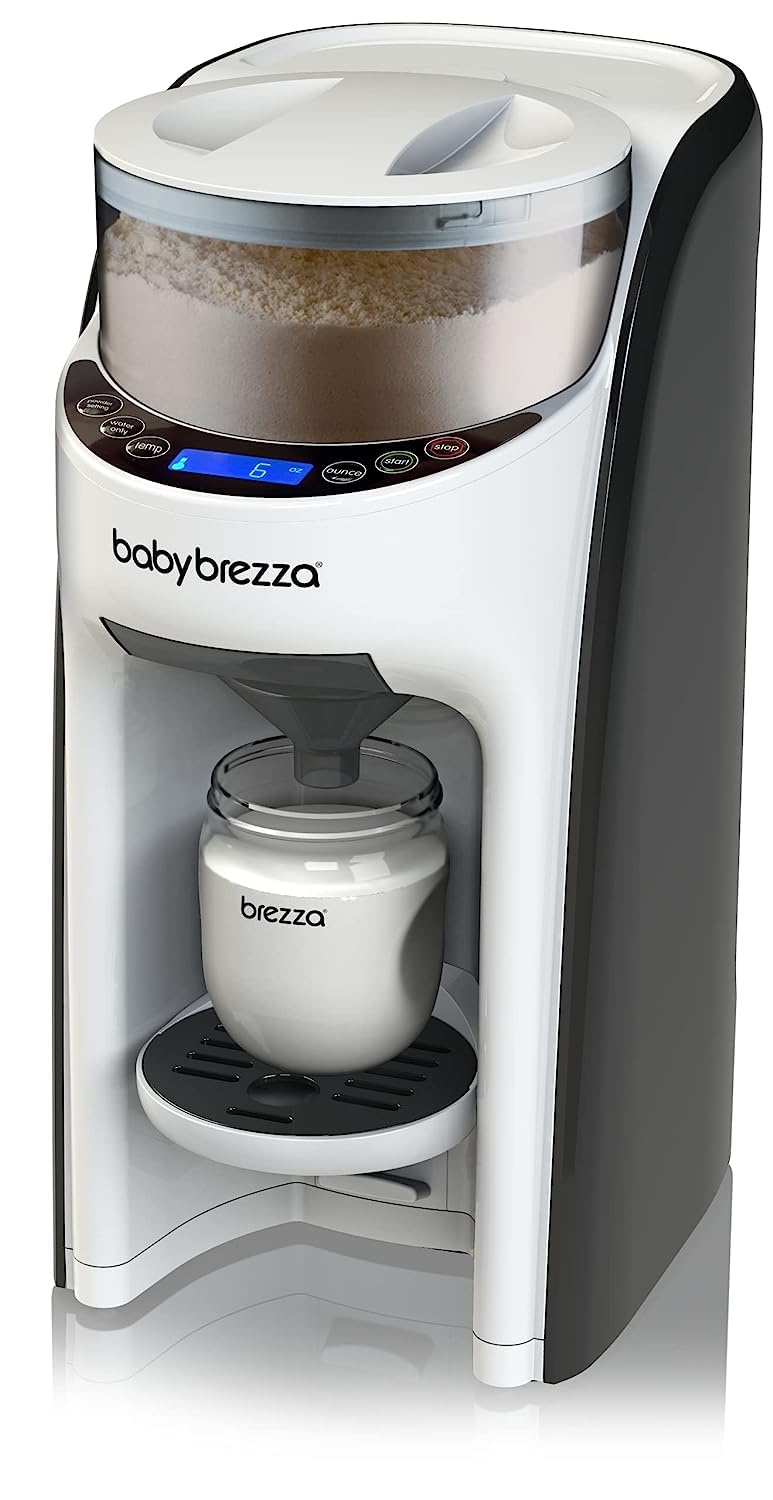 White Baby Brezza Formula Pro Advanced automatic baby formula dispenser