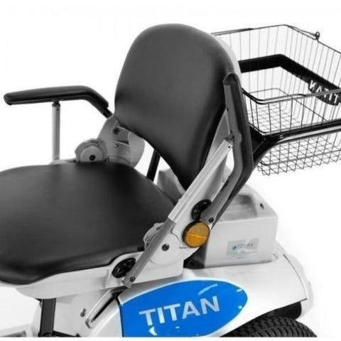 Tzora Titan Hummer XL Folding 4-Wheel Mobility Scooter – 15.5 Mile Range, 6.8 mph (Silver)