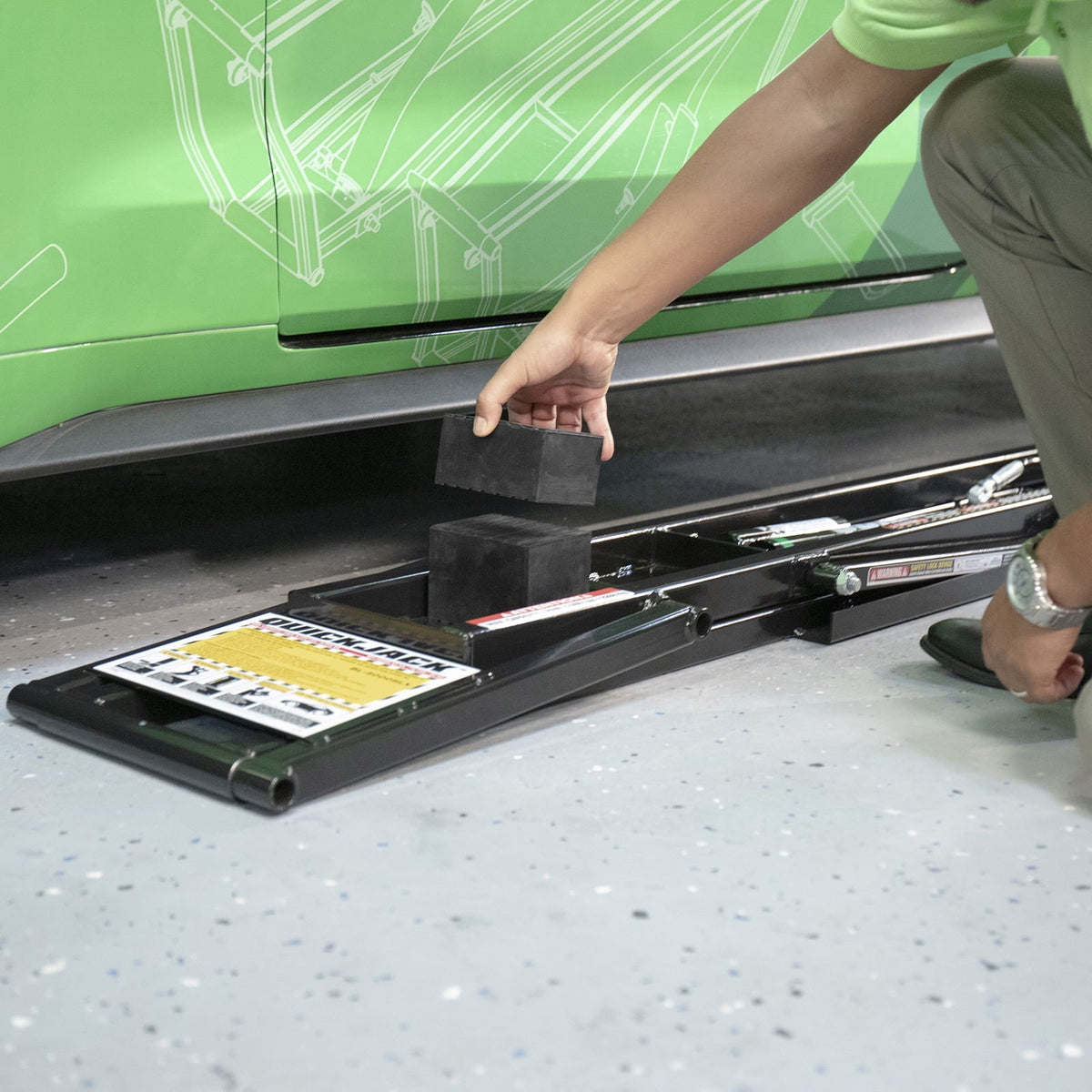 QuickJack 5000TL Portable Car Lift – 5,000 lb Capacity with 110V Power Unit