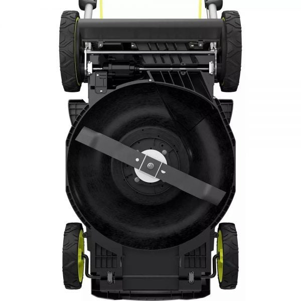 RYOBI 40V Brushless Cordless Yard Combo – 20 in Self-Propelled Mower, Trimmer & Blower, 2 Batteries + 2 Chargers