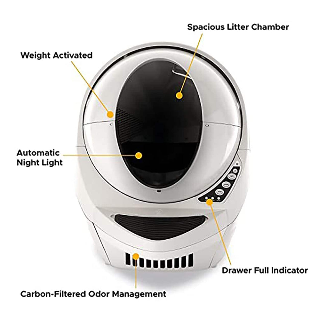 Whisker Litter-Robot 3 Connect – Smart Self-Cleaning Cat Litter Box in Beige with Wi-Fi App Control