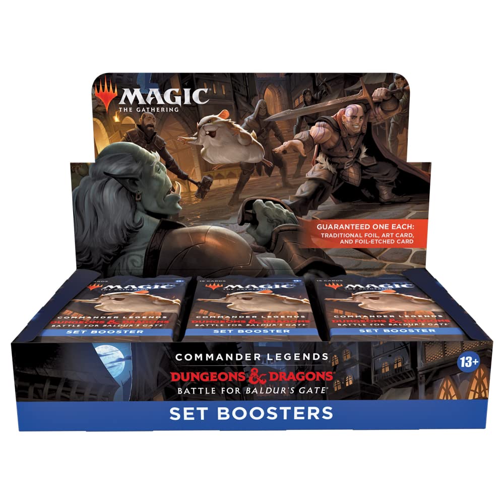 Magic: The Gathering Commander Legends – Battle for Baldur's Gate Set Booster Box (18 Packs)