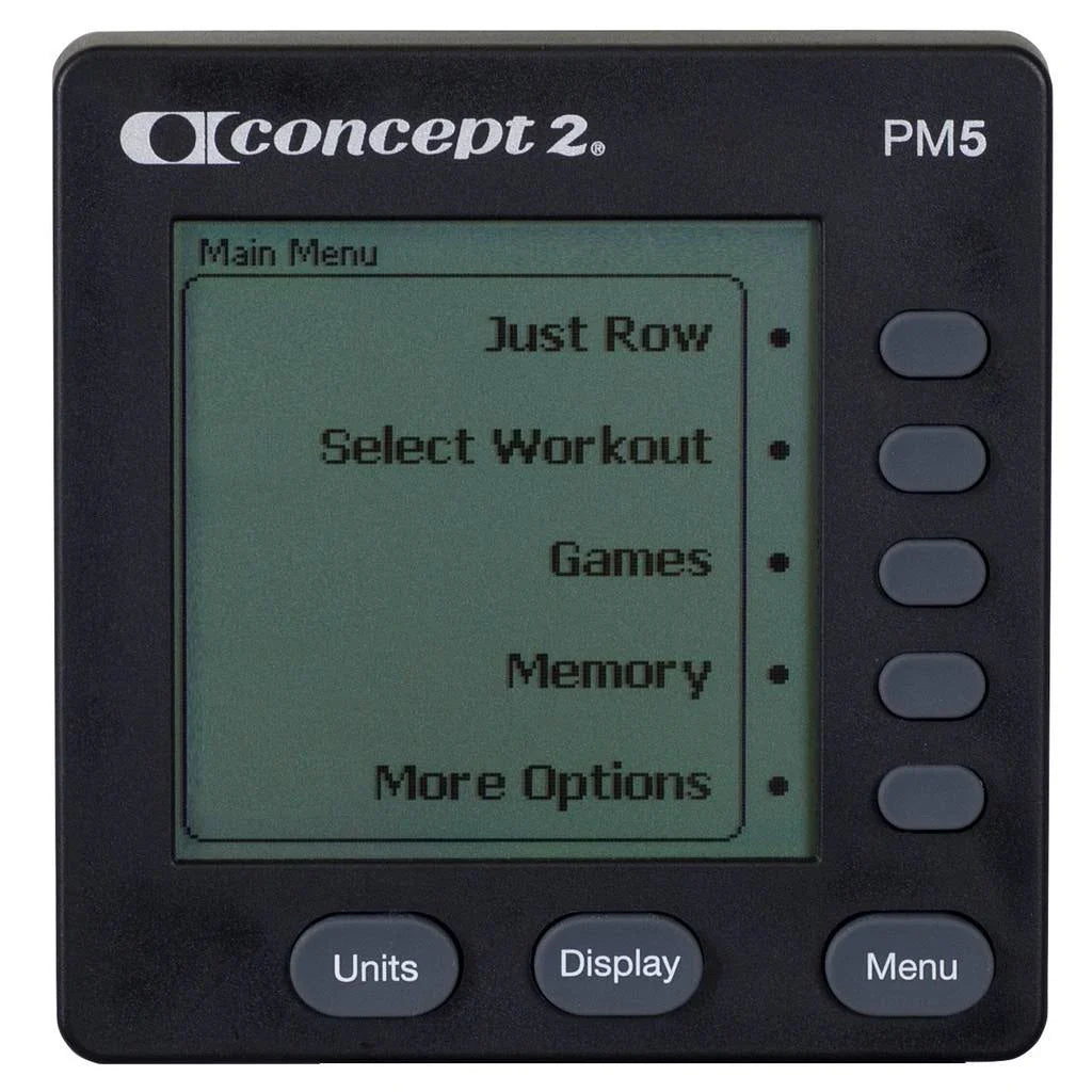Concept2 Model D Indoor Rowing Machine with PM5 Performance Monitor, Light Grey