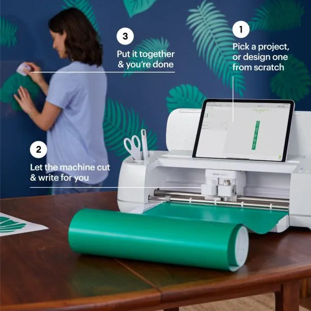 Cricut Maker 3 Smart Cutting Machine + Everything Materials Bundle – 300+ Materials, 13 Tools