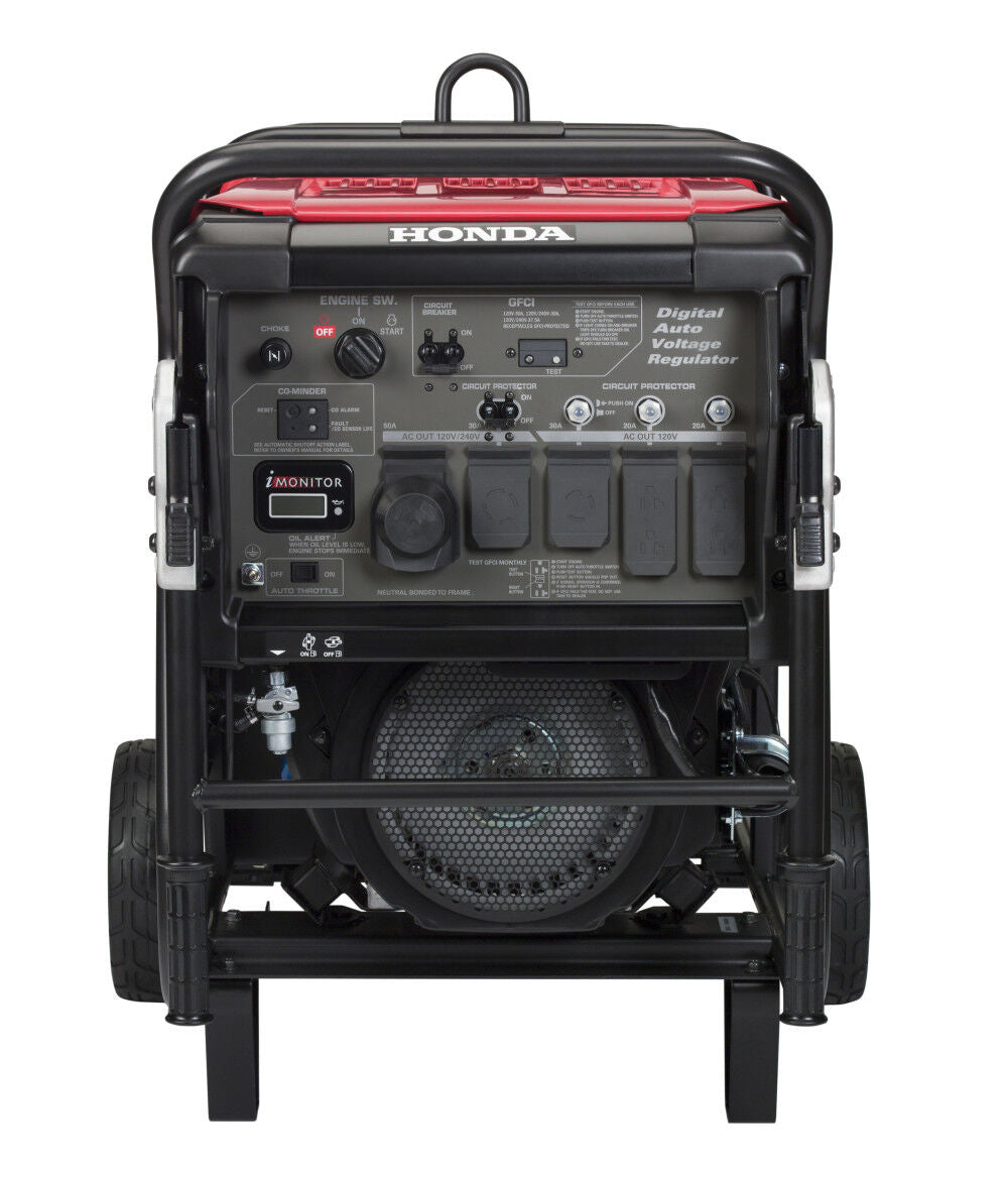 Honda EB10000 Industrial Generator – 10,000W GX630 V-Twin with CO-MINDER, Electric Start