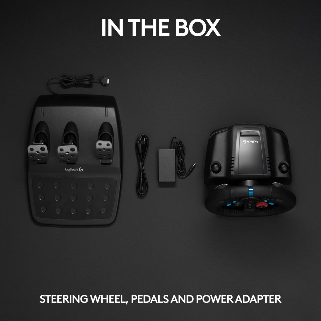 Logitech G29 Driving Force Racing Wheel & Floor Pedals – Black for PS5, PS4, PC and Mac