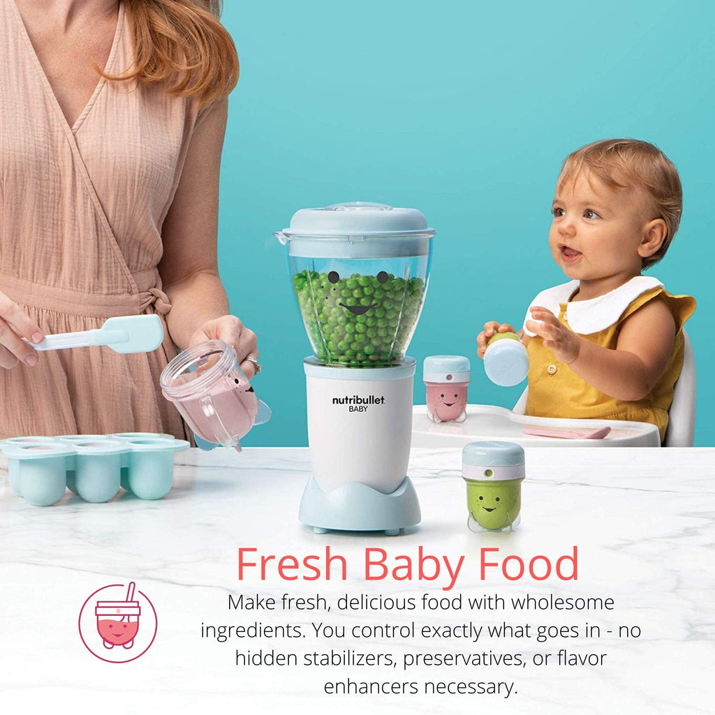 NutriBullet Baby Complete Food-Making System – Blender & Storage Set for Healthy Homemade Purees