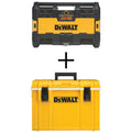 DEWALT ToughSystem radio stacked on a ToughSystem cooler combo