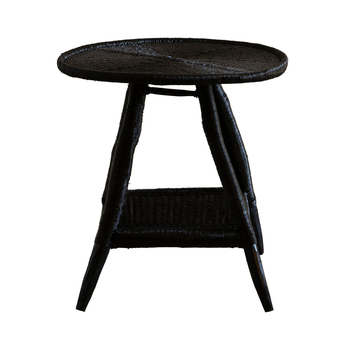 Black Handwoven Malawi Cane Furniture – Chair, Table & Loveseat